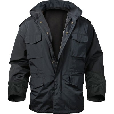 Куртка штормовая черная нейлоновая  Rothco M-65 Storm Jacket Black 8644, фото