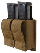 Rothco MOLLE Double Pistol Mag Pouch w/ Insert Coyote 51001