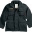 Черная американская винтажная хлопковая куртка Rothco Vintage M-65 Field Jackets Black 8608 - Черная американская винтажная хлопковая куртка Rothco Vintage M-65 Field Jackets Black 8608