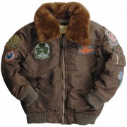 Куртка детская Alpha Industries Boys Maverick Jacket Cocoa