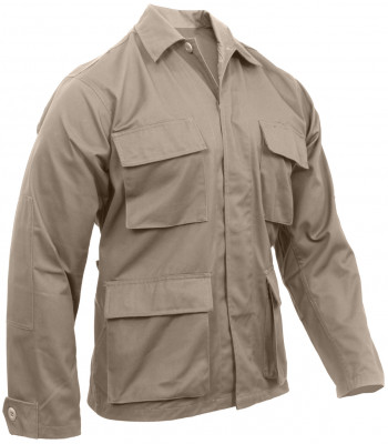 Китель полевой хаки Rothco BDU Shirt Khaki 7900, фото