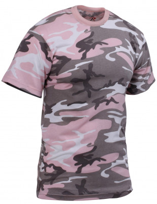 Футболка приглушенный розовый камуфляж Rothco T-Shirt Subdued Pink Camo 8661, фото