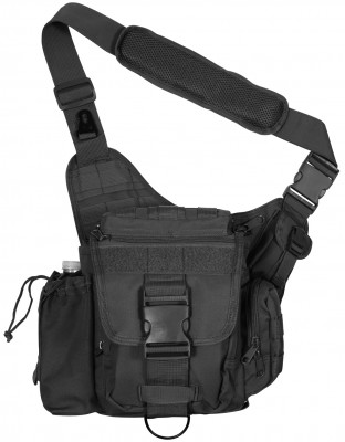 Сумка тактическая черная Rothco Advanced Tactical Bag Black 2438, фото
