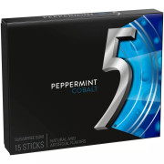 Жевательная резинка Wrigley's 5 Gum Peppermint Cobalt 15 шт