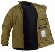 Rothco Concealed Carry Soft Shell Jacket Coyote Brown 55485
