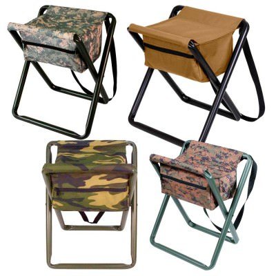 Складные стулья на алюминиевой раме Rothco Deluxe Stool With Pouch, фото