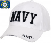 Rothco Deluxe Navy Low Profile Cap White 3625