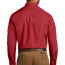 Красная рубашка с длинным рукавом Port Authority Long Sleeve Carefree Poplin Shirt Rich Red W100 - Красная рубашка с длинным рукавом Port Authority Long Sleeve Carefree Poplin Shirt Rich Red W100