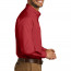 Красная рубашка с длинным рукавом Port Authority Long Sleeve Carefree Poplin Shirt Rich Red W100 - Красная рубашка с длинным рукавом Port Authority Long Sleeve Carefree Poplin Shirt Rich Red W100