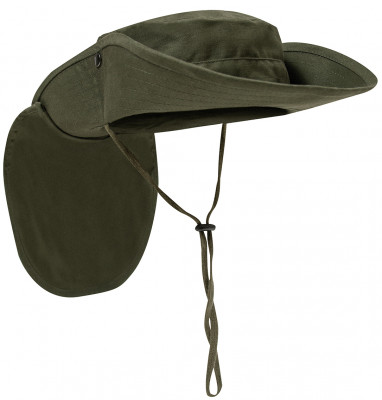 Панама оливковая с регулировкой размера и козырьком для шеи Rothco Adjustable Boonie Hat With Neck Cover Olive Drab 5682, фото