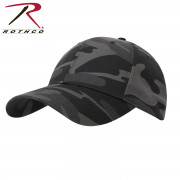 Rothco Supreme Camo Low Profile Cap Black Camo 3549