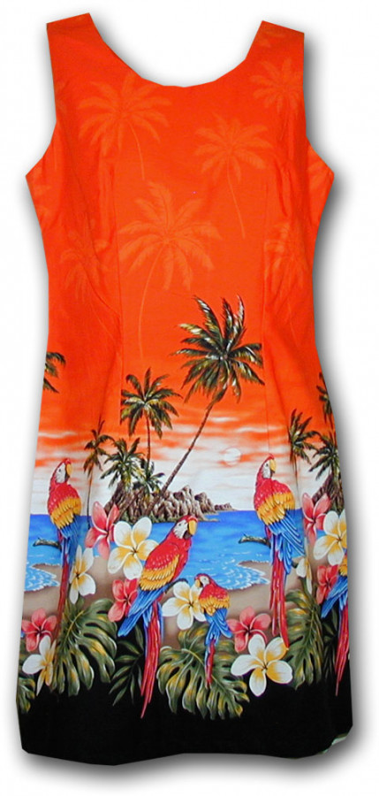 Pacific Legend Hawaiian Tank Dress 360 3468 Orange www.aquamir.kiev.ua