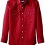 Wrangler Men's Authentic Cowboy Cut Work Western Long-Sleeve Shirt # Red - 91lUTl21NUL._UL1500_.jpg