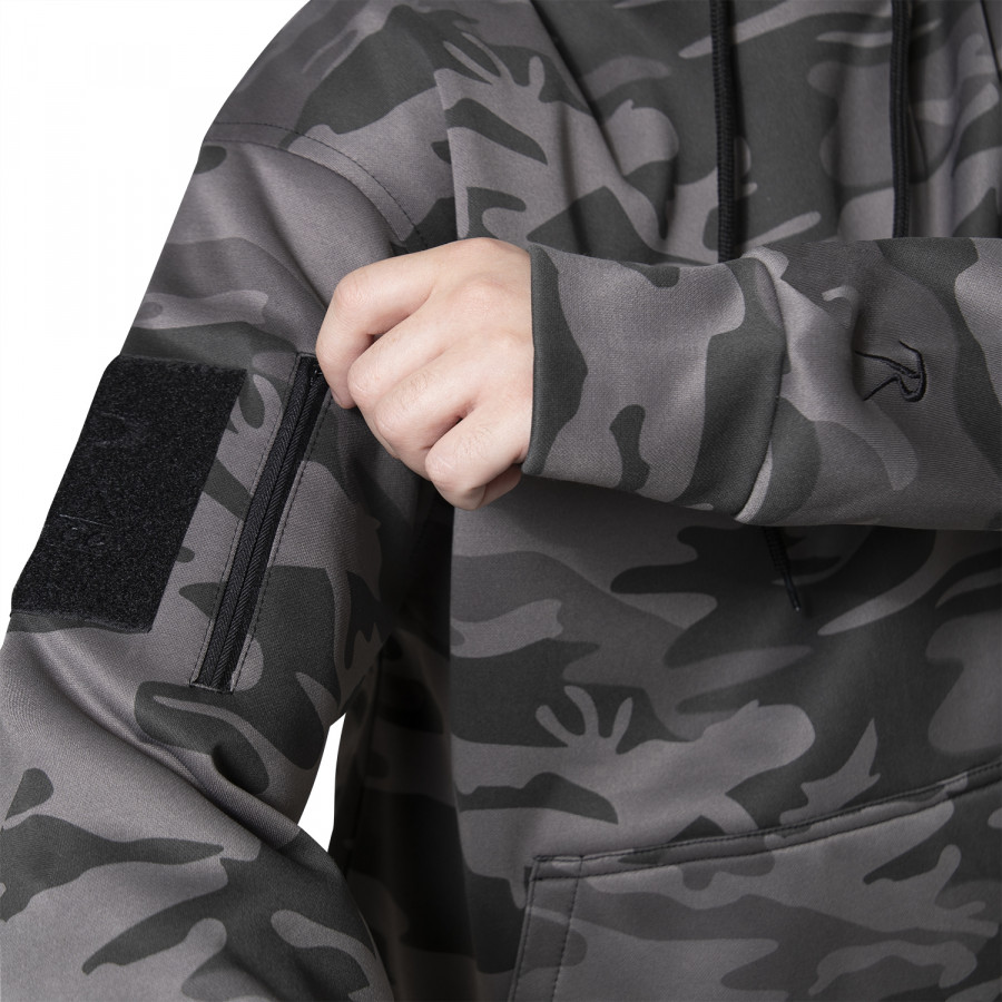 Rothco Concealed Carry Hoodie Black Camo 6135