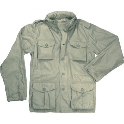 Винтажная куртка ветровка серо-зеленая Rothco Vintage Lightweight M-65 Jacket Sage 8731, фото