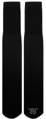 Американские черные армейские носки Elder Hosiery U.S. Army Type Tube Socks Black 6180, фото