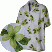 Men's Hawaiian Shirts Allover Prints - 410-3551 Lime