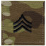 Нашивка мультикам ранг с велкро сержант Армии США Rank Insignia E-5 Sergeant (SGT) Scorpion OCP Camo 1794 - Нашивка мультикам ранг с велкро сержант Армии США Rank Insignia E-5 Sergeant (SGT) Scorpion OCP Camo 1794