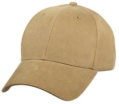 Бейсболка койотовая Rothco Supreme Solid Color Low Profile Cap Coyote Brown 8177, фото