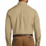 Темно-бежевая рубашка с длинным рукавом Port Authority Long Sleeve Carefree Poplin Shirt Wheat W100 - Темно-бежевая рубашка с длинным рукавом Port Authority Long Sleeve Carefree Poplin Shirt Wheat W100