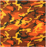 Rothco Bandana Savage Orange Camo  (56 x 56 см) 4162