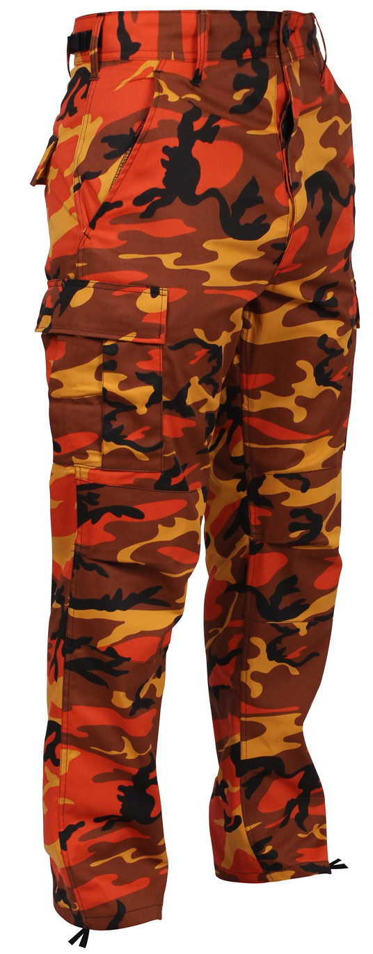 Камуфлированные брюки оранжевый камуфляж Rothco BDU Pant Savage