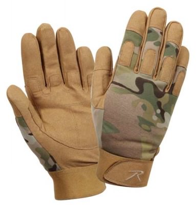 Перчатки тактические мультикам Rothco Lightweight All-Purpose Duty Gloves MultiCam 4426, фото