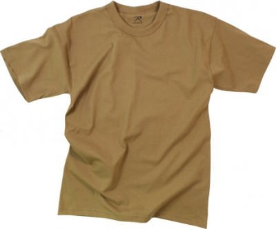 Потоотводящая коричневая футболка Rothco Moisture Wicking T-Shirt Brown 9574, фото