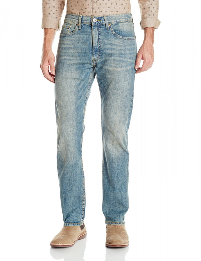 Мужские джинсы Signature by Levi Strauss & Co Men's Slim Straight Jean Napa  купить Киев | www.aquamir.kiev.ua