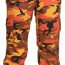 Оранжевые женские камуфлированные брюки Rothco Womens Paratrooper Pant Savage Orange Camo 3784 - Оранжевые женские камуфлированные брюки Rothco Womens Paratrooper Pant Savage Orange Camo 3784