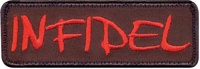 Нашивка с велкро "Infidel" "Атеист" Rothco Morale Patch Infidel 72188, фото