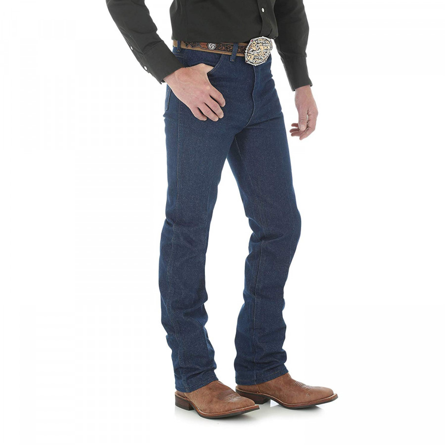 Wrangler Men s Cowboy Cut Slim Fit Jean Rigid Indigo 0936DEN