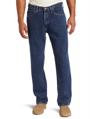 Мужские просторные джинсы с прямой штаниной Lee Relaxed Fit Straight Leg Jeans Medium Stone 2055551, фото