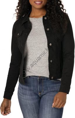 Женская черная джинсовая куртка трекер Riders by Lee Indigo Women's Denim Jacket Black, фото