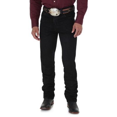 Джинсы мужские Wrangler® Premium Performance Cowboy Cut® Slim Fit Jean Black 36MWZBK, фото