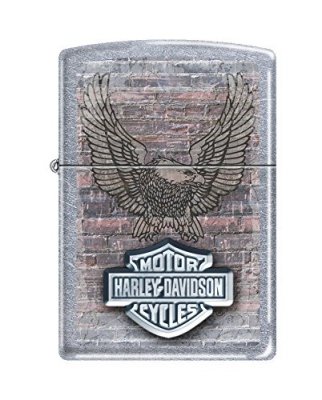 Zippo Harley-Davidson Eagle Wings Pocket Lighter Street Chrome Eagle, фото