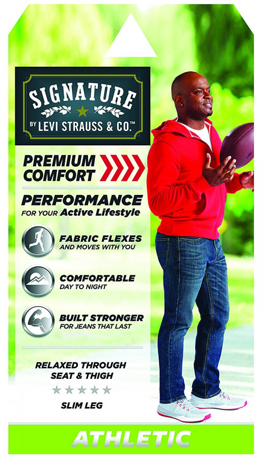 Signature levi shop strauss athletic jeans