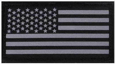 Cветовозвращающая нашивка флаг США Rothco Reflective U.S. Flag Patch 1909, фото