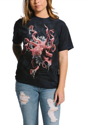 Футболка с осьминогом The Mountain T-Shirt Octopus Climb 105953, фото