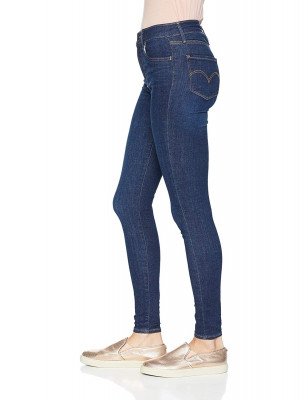 Женские супероблегающие джинсы с высокой посадкой Levi's 720 High Rise Super Skinny Jean Indigo Daze 527970024 , фото