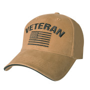 Rothco Vintage Veteran Low Pro Cap Coyote Brown 35990