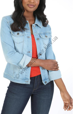 Женская голубая джинсовая куртка трекер Riders by Lee Indigo Women's Denim Jacket Falling Star, фото