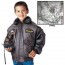 Детская летная куртка образца Второй Мировой Войны с нашивками Rothco Kids WWII Aviator Flight Jacket Brown 7675 - Детская летная куртка образца Второй Мировой Войны с нашивками Rothco Kids WWII Aviator Flight Jacket Brown 7675