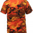 Футболка оранжевый камуфляж Rothco T-Shirts Savage Orange Camo 5997 - Футболка камуфлированная Rothco T-Shirts Savage Orange Camo 5997