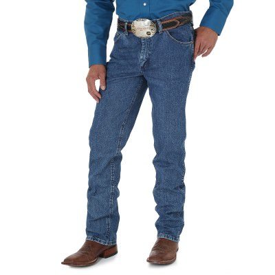 Джинсы мужские ковбойские слим Wrangler® Premium Performance Cowboy Cut® Slim Fit Jean Dark Stone 36MWZDS, фото