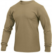 Rothco Long Sleeve T-Shirt Coyote Brown (AR 670-1) 3727