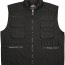 Жилет черный многофункциональный с капюшоном Rothco Ranger Vest Black 7557 - Жилет рейнджера с капюшоном Rothco Ranger Vest Black - 7557