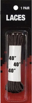 Шнурки черные для военной обуви (100 см) Rothco Military Boot Laces Black / 40" 6061, фото