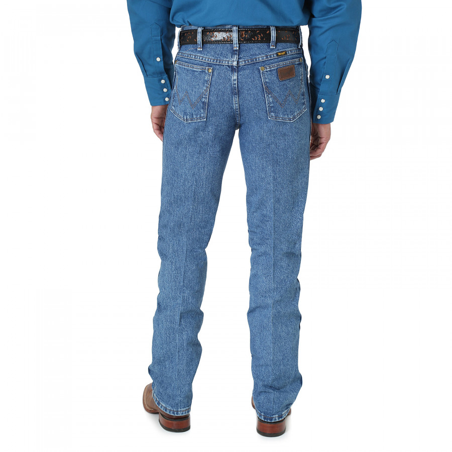 Wrangler Premium Performance Cowboy Cut Slim Fit Jean Stonewashed 36MWZSW