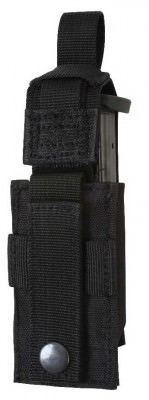 Подсумок молле для пистолетного магазина Rothco MOLLE Single Pistol Mag Pouch - Black - 51005 , фото